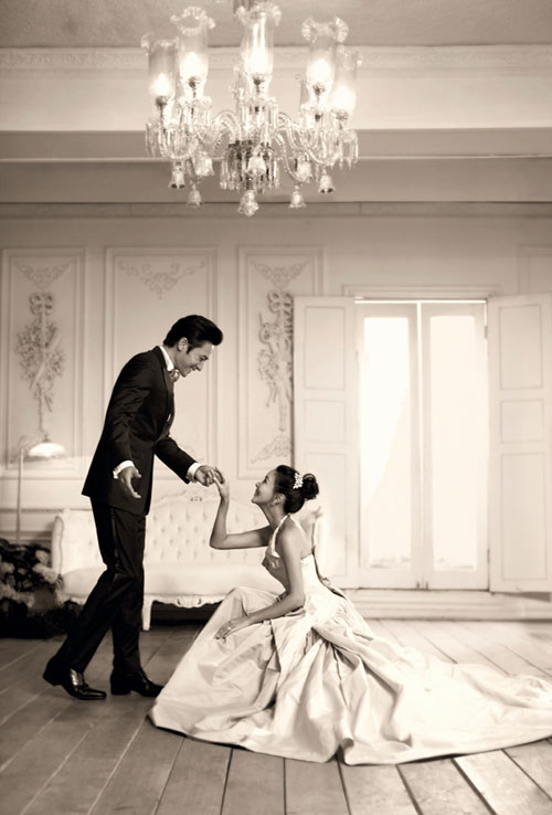 '5월2일 결혼' 장동건-고소영, 웨딩사진 공개