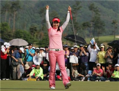 [한국여자오픈] 양수진 "내셔널타이틀 따냈어요~"