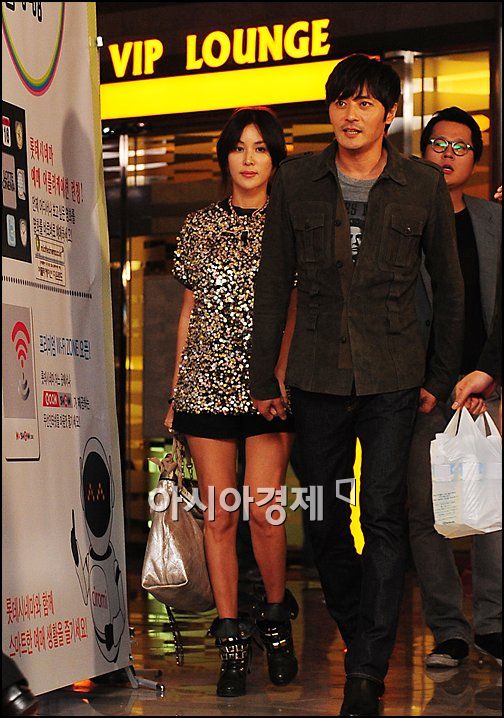 [포토]장동건-고소영 '함께 영화 보러왔어요'