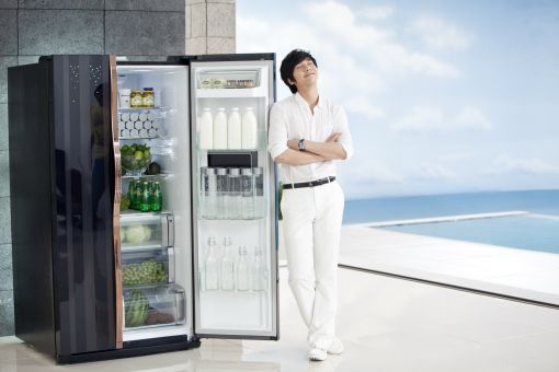 이승기 삼성 지펠 cf촬영 스틸컷