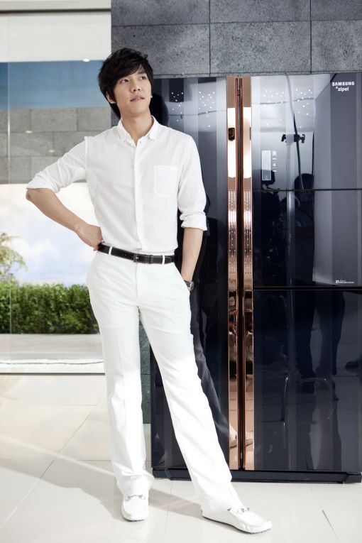 이승기 삼성 지펠 cf촬영 스틸컷
