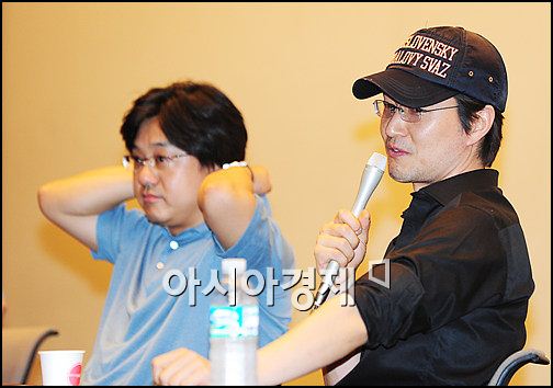 [포토]한석규 '14년만의 접속, 많이 늙었죠?'