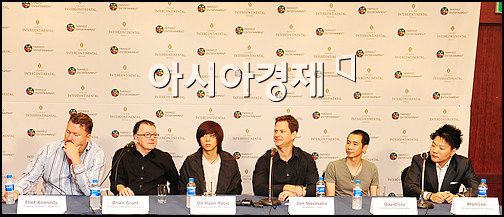 [포토]'아시아판 스파이스걸스'에 쏠린 취재관심