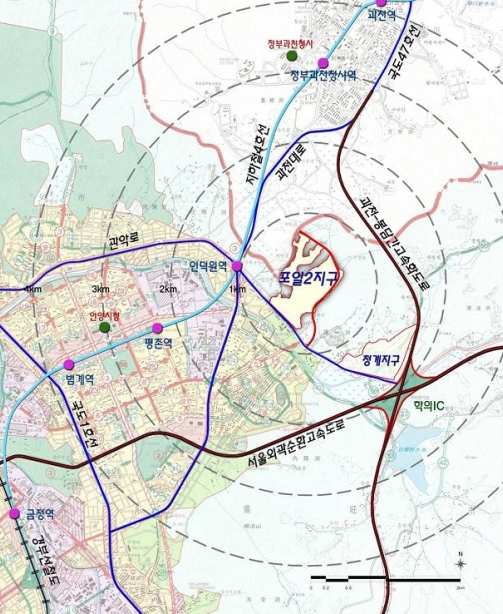 LH, 의왕포일2지구 준주거용지 공급