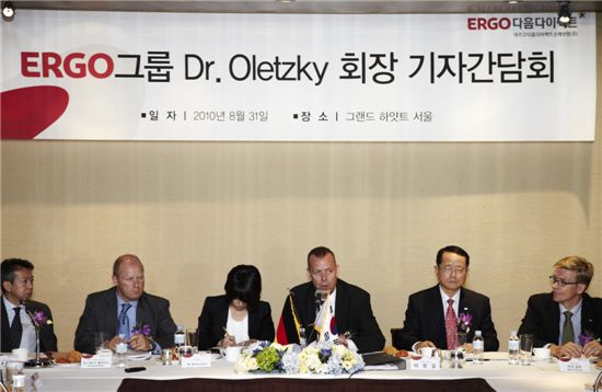 올레츠키 회장, "ERGO 한국 이어 아시아 진출 확대"