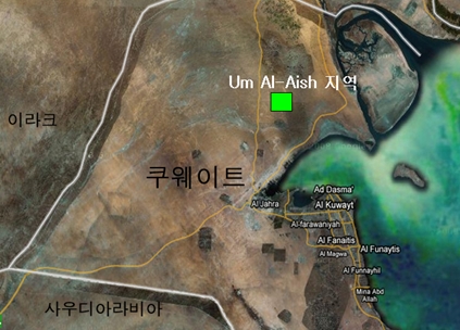 쿠웨이트 LPG 충진플랜트 공사현장 위치도