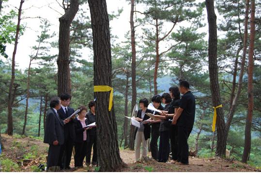 수목장림 ‘하늘숲추모원’ 계약률 50% 이르러
