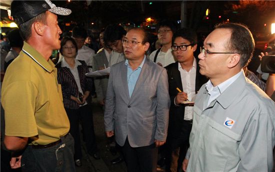 박재완, 추석앞두고 민생현장탐방 '눈길'