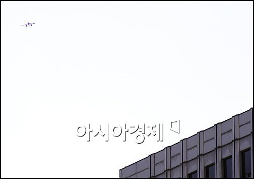 [포토]전투기 서울상공 저고도 비행