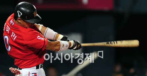 [포토]김강민 '홈런이구나!'