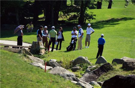 [KEB 이모저모] 김위중, 스코어오기로 '실격'
