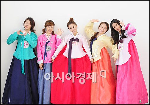 [한복포토]걸스데이 '바뀐 멤버, 얼굴 보실래요?'