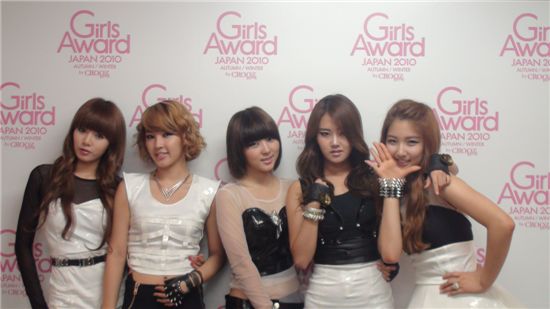 4minute at the "Girls Awards 2010" in Japan [Cube Entertainment]