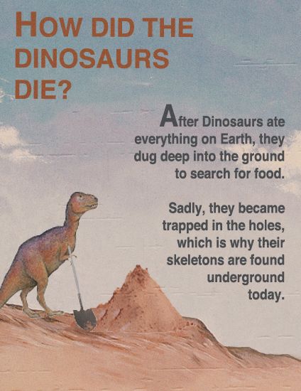 "사실 공룡이 멸종한 이유는..."