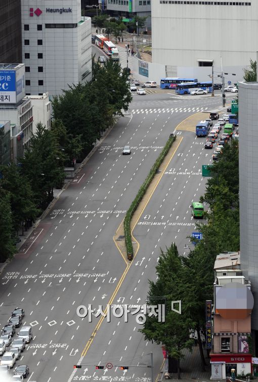 [포토]차 없는 서울시내