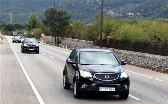 쌍용차, 코란도C 해외시승행사 개최