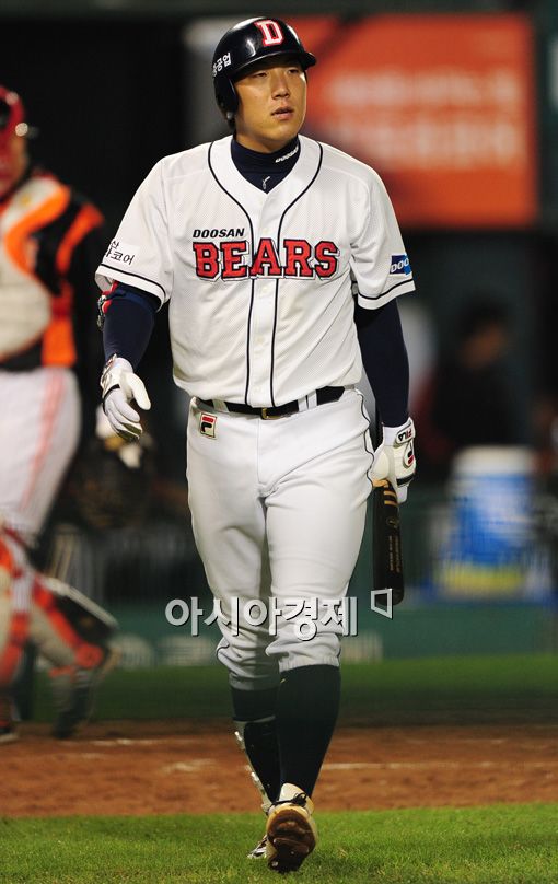 [포토]김현수 '오늘 안풀리네'