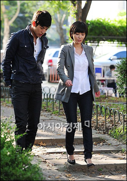 [포토]정석원-장서희 '잘 어울리나요?'