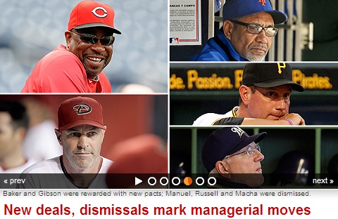피츠버그, 존 러셀 감독 해임..밀워키·메츠 감독도 경질