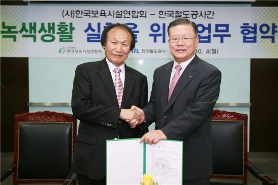 코레일, 한국보육시설연합회와 협약 