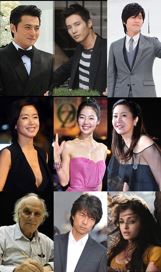 [PIFF2010②]'15회부산영화제' 빛낼 국내외★는? '장동건·원빈·탕웨이