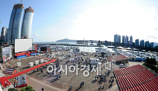 [포토]개막 준비 한창인 'PIFF'