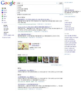 구글의 순간검색 서비스 