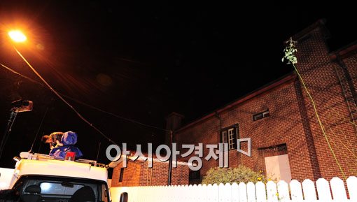 [포토] '기쁜 소식 전하려 했건만..'