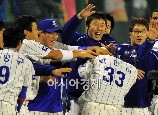 [현장포토]박한이 '재훈아 미안해!'