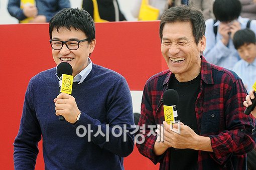 [포토]안성기-박중훈 '굿다운로더, 많이 실천해주세요'