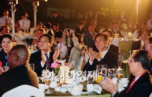 [포토] 한국의 밤 즐기는 T20 관광 장관들