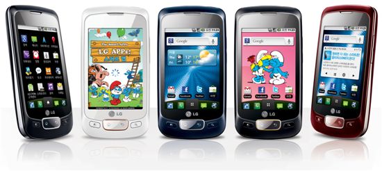 LG전자가 스마트폰 대중화를 표방하며 내놓은 글로벌 전략스마트폰 '옵티머스원'