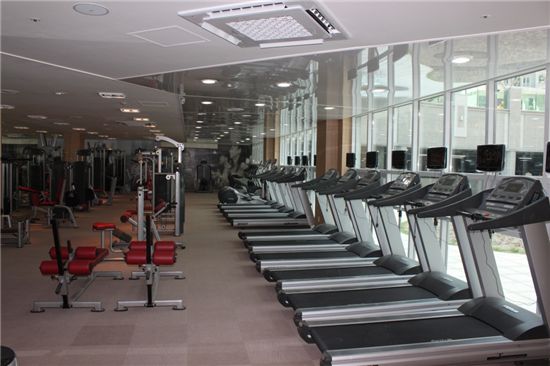 입주민들을 위한 피트니스 센터