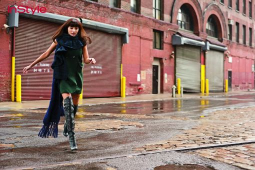 한채영, 밀리터리룩으로 S라인 뽐낸 화보 공개