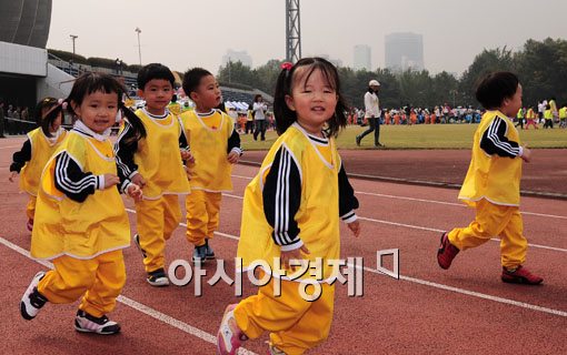 [포토] '우리도 달리기 선수'