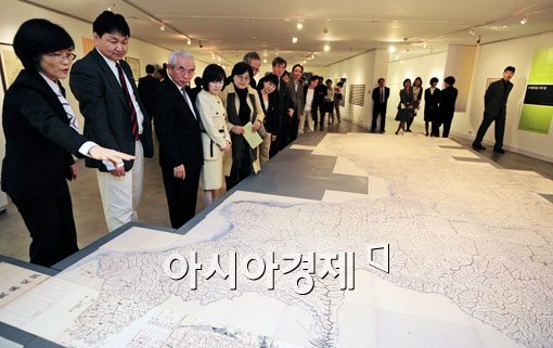 [포토] 대동여지도 150주년을 기념하며