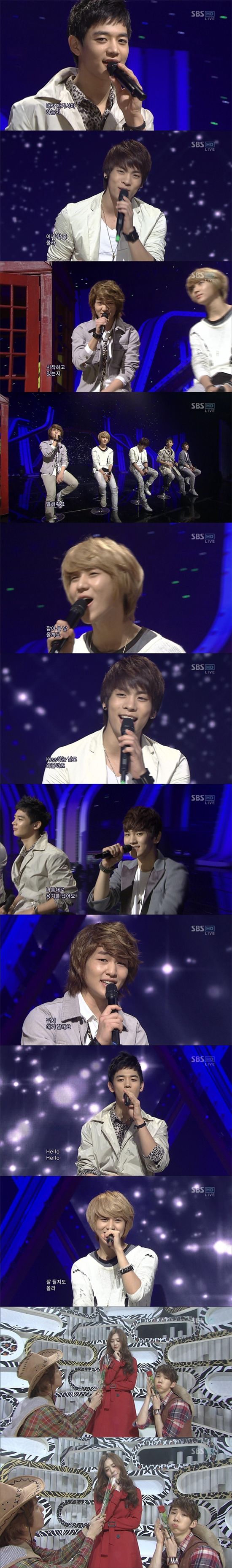 ‘인가’ 설리, 샤이니 무대 깜짝등장..‘헬로’ 프러포즈女 등극