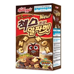 켈로그, '오곡으로 만든 첵스초코 알파벳' 출시