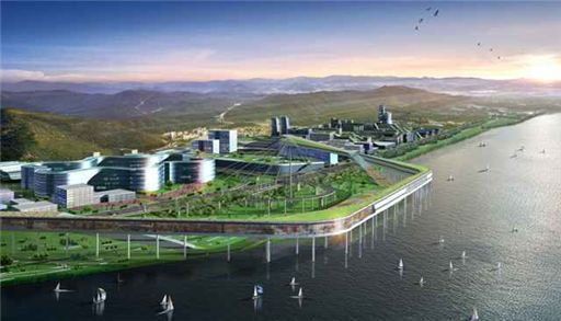 한강시네폴리스 개발계획 조감도 / 김포시