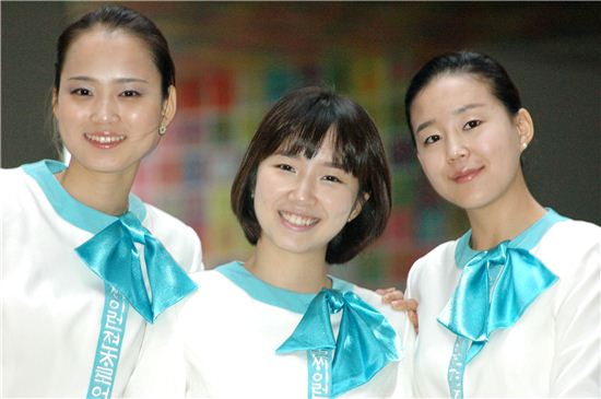 김지연(왼쪽부터), 방주연, 김버들