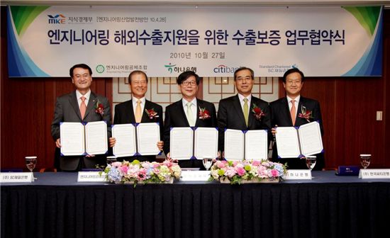 SC제일은행, 엔지니어링 수출보증 협약 
