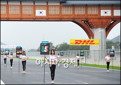 [포토]김미혜 'F1 그리드걸 이에요'