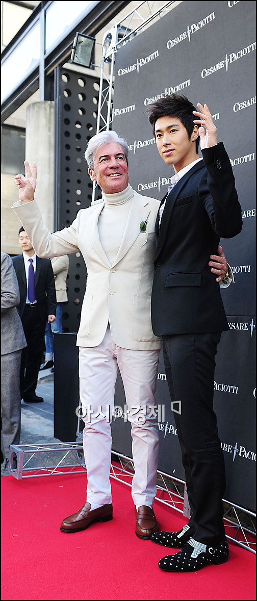 [포토]유노윤호 '체사레 파조티, 런칭쇼 참석'