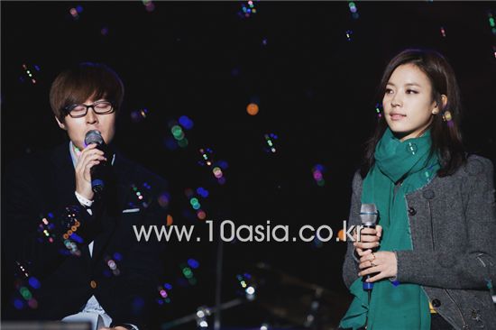 No Reply vocalist Kwon Soon-kwan and actress Han Hyo-joo [Chae Ki-won/10Asia]