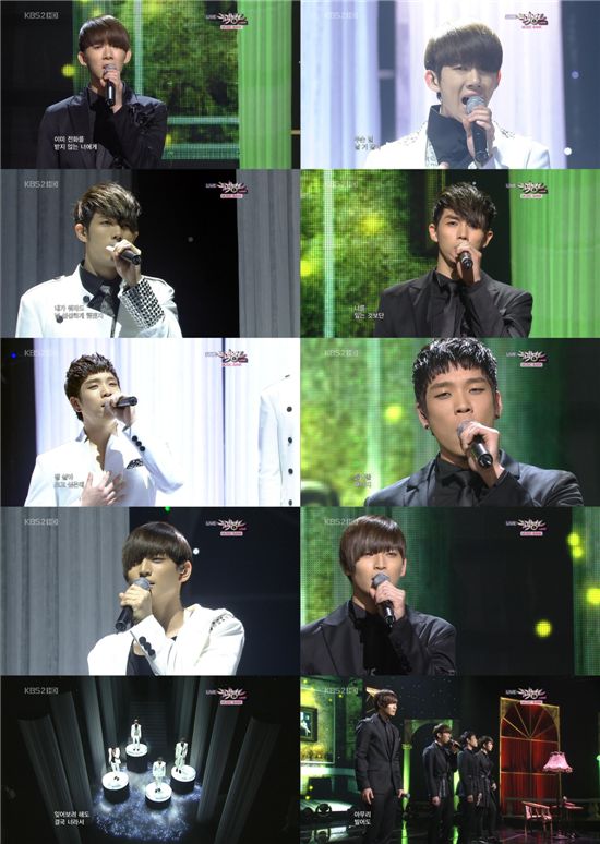 '파격변신' 2AM, '블랙+화이트' 환상적 교차무대 '시선집중'