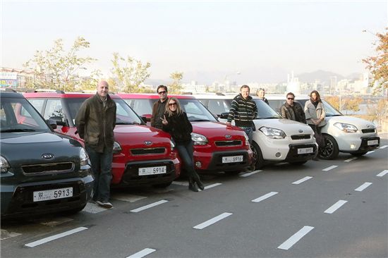 기아차, 해외 잡지 기자단 쏘울 체험 행사 개최