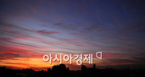 [포토] 환상적인 10월의 서울 하늘