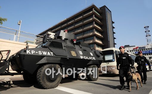 [포토] 비상경계근무서는 경찰특공대