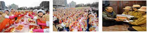한국야쿠르트의 '사랑의 김장나누기' 행사가 올해로 10년째를 맞았다. 사진은 지난 2008년 기네스 기록을 세울 당시의 모습.