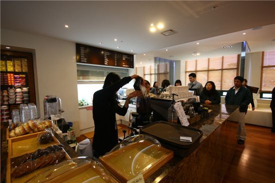 [포토]백신명가(名家)에 '커피향이' 솔솔∼